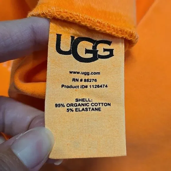 UGG Womens RTW Legging Large Organic Cotton Orange 1126474 - Picture 7 of 12